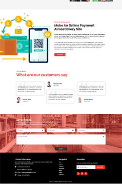 Hosting Company Layout Preview